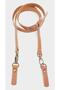 Bag Accessory 130X1.5 cm Tan Real Leather Antique Buckle Bag Handle