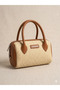 Wicker Mini Women's Hand & Shoulder Bag with Adjustable Strap and Zipper, Stylish Summer Daily Bag - 3
