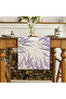 Lavender Themed Purple Tone Decorative 4-Piece Throw Pillow Cover and Runner Set - 8