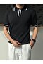 Stripe Detail Knitwear T-Shirt - 3