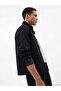 Lcw Vision Black Shirt Collar Men's Jacket