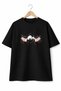 Unisex Oversize T-Shirt Eyes Printed 100% Cotton T-Shirt Comfortable Fit