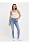 Maxime Slim Fit Mid Waist Mid Indigo Jean Pants