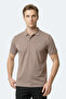 Zany Men's Polo Neck Mink T-Shirt - 7