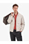 Beige Stand Collar Seasonal Coat 50321045-Vr011