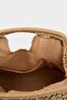 Women's Straw Shoulder Bag G4585Axns - 5