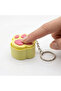 Mechanical Blue Switch Cat Paw Fidget Keychain - Pastel Yellow & Pink Stress Relief - 4