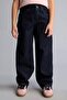 Baggy Fit Extra Comfortable and Flowy Jean Trousers for Girls H6075A826Sp - 3