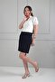 Women's Pleated Detailed Corseted Short Skirt