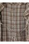 Lcw Comfort V-Neck Plaid Ruffle Women's Shirt - 3