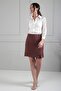 Women's Pleated Detailed Corseted Short Skirt - 2