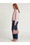 Cotton Blouse with Tie Detail, Lilac - 3