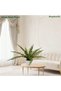 55cm Artificial Ferns tree Faux Plant with White Pot for Indoor Outdoor Office Home Garden Decor - 5