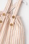 Girl's Striped Denim Skirt - T-Shirt Two-Piece Set - 4