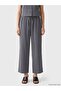 Lcw Vision Women's Elastic Waist Textured Pants - 2