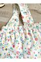 Baby Girl Daisy Birthday Concept Handmade Custom-Made Floral Salopet Buckle Bustier Socks Set - 5