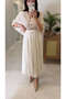Yerlana Ecru Striped Skirt - 2