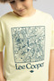Dragon Boy's Printed Crew Neck T-Shirt Yellow - 4