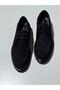 Black Nubuck Leather Men's Classic Shoes - 7
