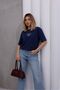 Pra Triangle Stone Navy Blue T-Shirt - 2
