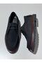 Black Nubuck Leather Men's Classic Shoes - 5