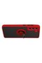 Zengemtx New Galaxy S21 Fe Case Montreal Silicone Cover with Ring (95714) - Red - 3