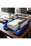 A4 Compatible Plastic Document Rack Durable Desktop Document Organizer - 2