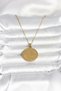 Stylish 316L Steel Gold Color Ayetel Kürsi Written Necklace Teachers Mothers Valentine's Day Gift - 2