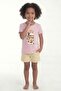 Printed Short Sleeve Girls' T-Shirt B9 - 2