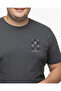 Men's Large Size Anthracite Crew Neck Short Sleeve Central T-Shirt 3Xl-4Xl-5Xl-6Xl - 3