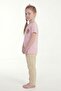 Printed Short Sleeve Girls' T-Shirt B11 - 3