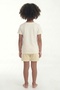 Printed Short Sleeve Girls' T-Shirt B9 - 4