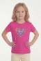 Printed Short Sleeve Girls' T-Shirt B10