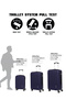 Para John ABS Hardside Luggage Set 20” + 24” Spinner Trolley Suitcases Lightweight Travel Bags - 6