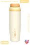 800 ml Single Lid Dual Use Comfortable Drinking Straw with Handle Sus304 Stainless Steel Thermos -1107-800Ml