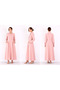 Ladies Pink Maxi Shirt Dress - 2