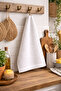 4-Piece Premium Microcotton 100% Cotton 30X50 cm Hand, Foot and Kitchen Towel Set - 3