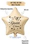 18 Inch Beige Star Foil Balloon |   I'M 40 Now |   Baby Bottle with Figure |   Baby Mevlüt