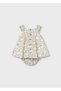 Baby Girl Linen Dress Panties Set 1809 - 2