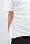 Modal T-Shirt with Gathered Side Detail P19493 - 3