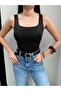 قميص رياضي ذو ياقة مربعة وأشرطة سميكة - 3