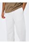 Men's Loose Cut Linen Trousers -22028267 - 6