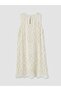 Lcw Vision Crew Neck A-Line Crochet Dress - 2