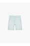 Cotton Basic Shorts with Adjustable Waist, Elastic, Pockets and Buttons