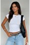 Cotton Soft Textured Comfortable Straight Cut Short Sleeve Crewneck Bluz-Body-Tshirt