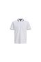 Jcofusıon Brandıng Polo Zip Ss Sn Men's T-Shirt 12289953 Bright White - 3