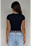 Cotton Soft Textured Comfortable Straight Cut Short Sleeve Crewneck Bluz-Body-Tshirt - 2