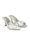 Women's Pointed Toe Thin Heel (9cm) Slippers Sandals Cmy - 4