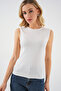 Women's Sleeveless Body 4347 - Ecru - 3