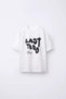 Big Age Group White Slogan T-Shirt for Boys